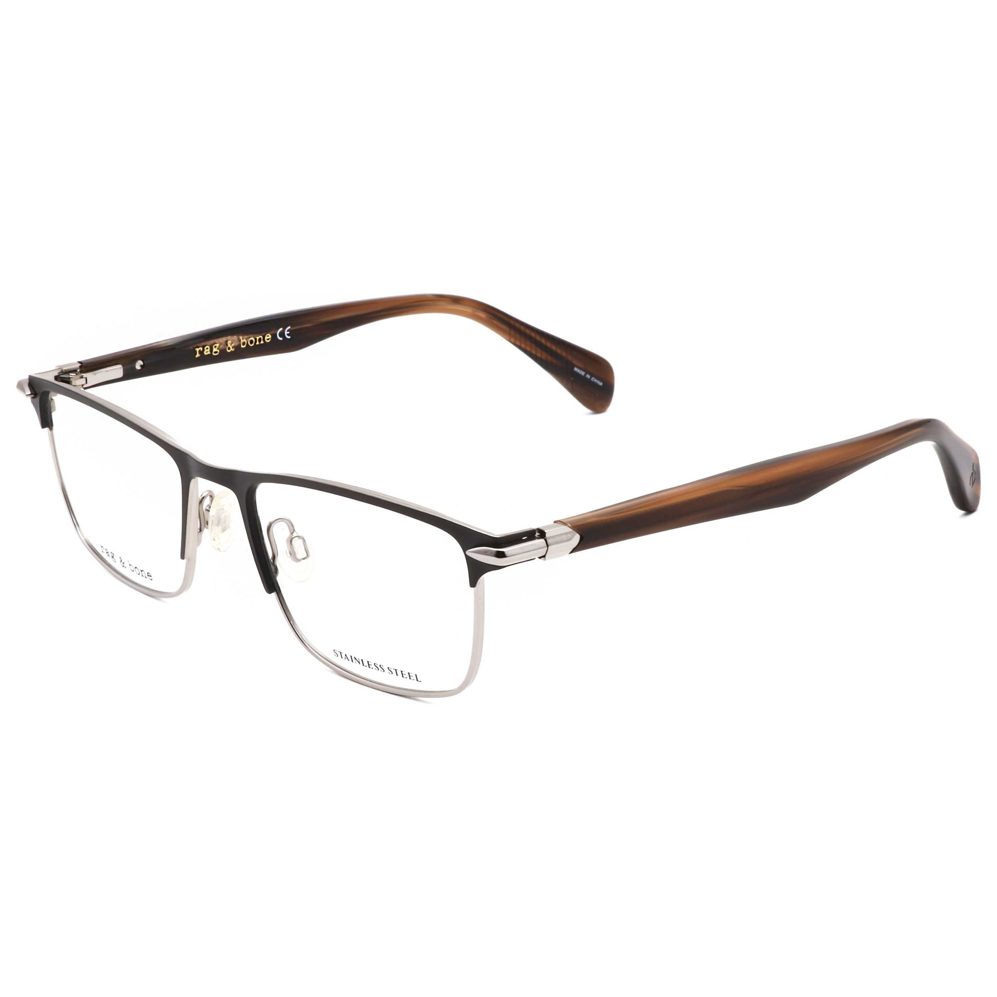 Front view of Rag & Bone Men's Opticals RNB7046-RIW-53