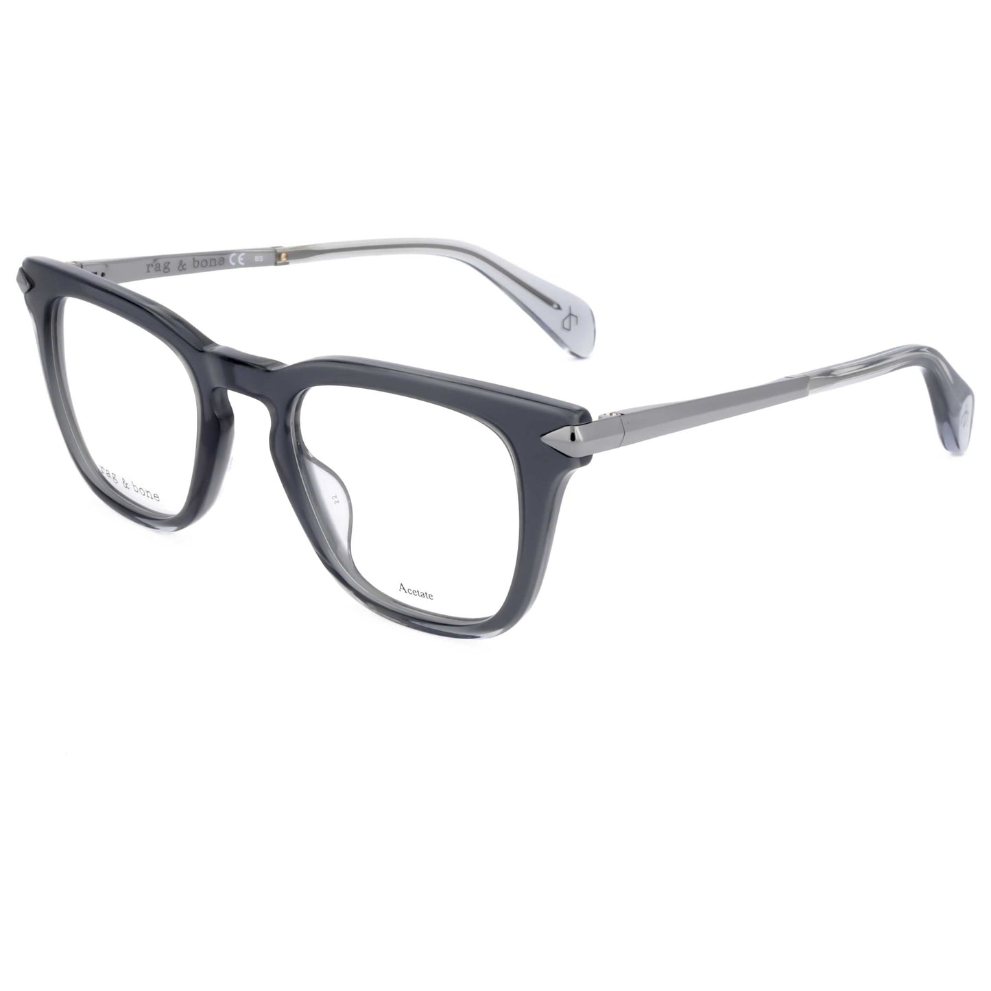 Front view of Rag & Bone Men's Opticals RNB7048-KB7-48