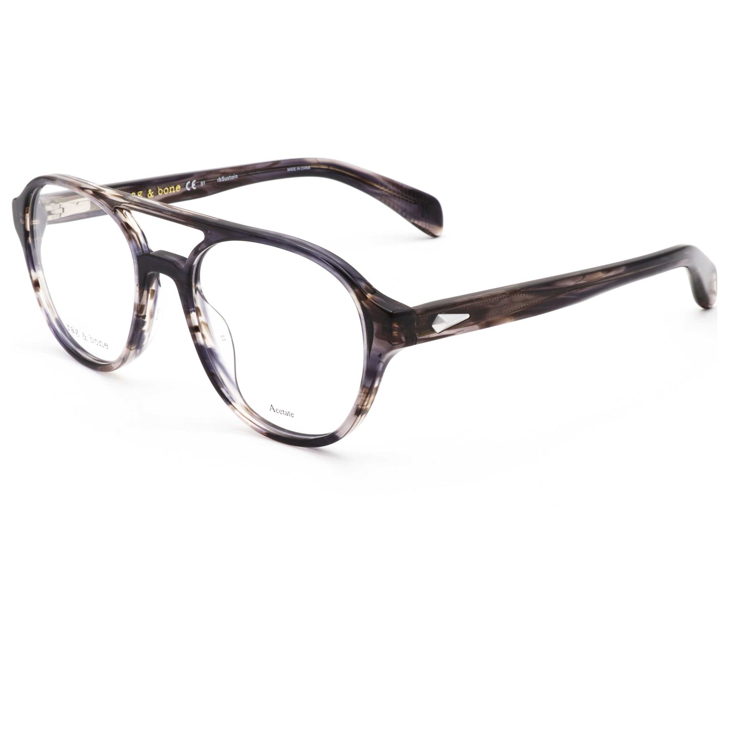 Front view of Rag & Bone Men's Opticals RNB7049-G-33Z-51