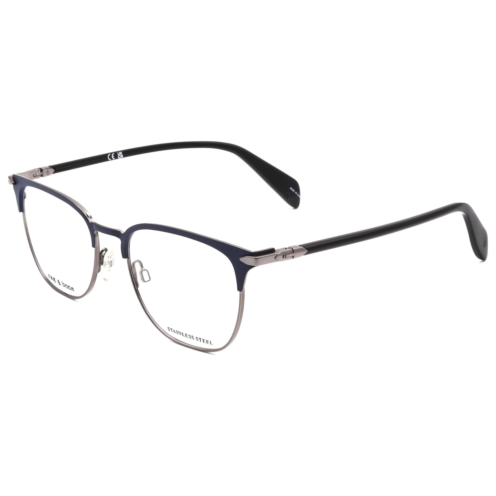 Front view of Rag & Bone Men's Opticals RNB7057-G-FLL-53