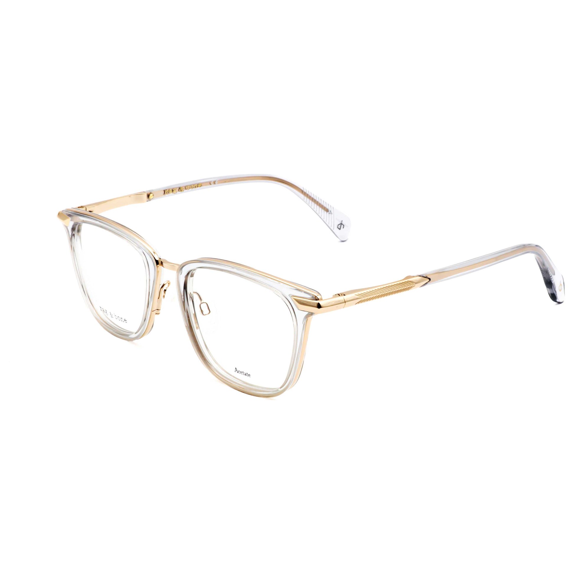 Front view of Rag & Bone Men's Opticals RNB8001-KB7-51