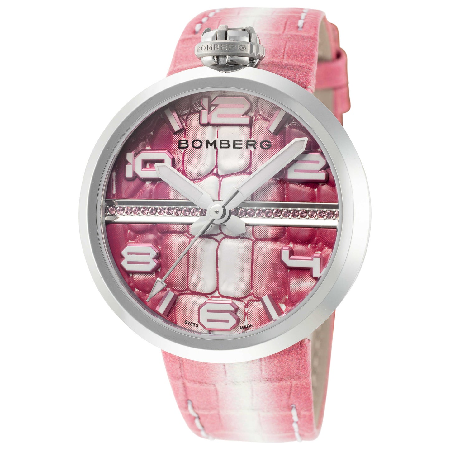 Front view of Bomberg 1968 Women's Quartz Watch RS40H3SS-199-3