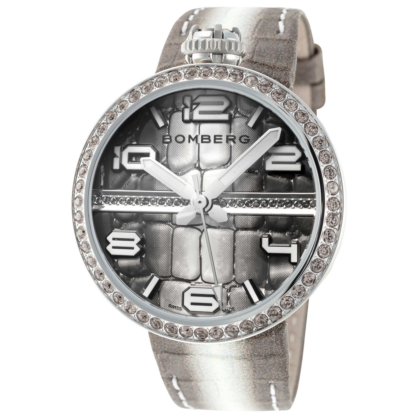 Front view of Bomberg 1968 Women's Quartz Watch RS40H3SS-203-3