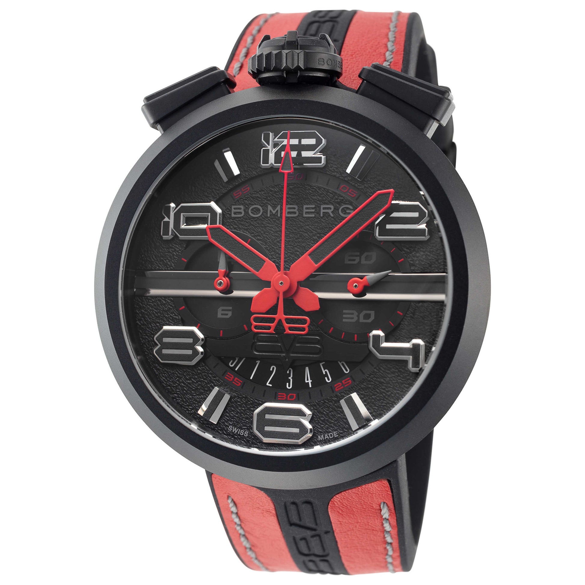 Front view of Bomberg 1968 Women's Quartz Watch RS45CHPBA-22-3