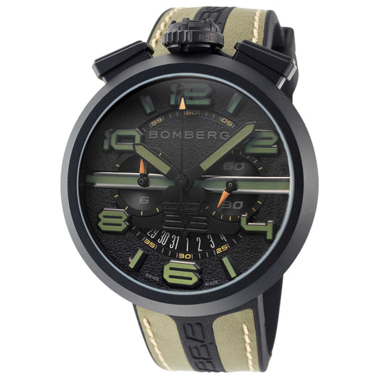 Front view of Bomberg 1968 Men's Quartz Watch RS45CHPBA-41-3