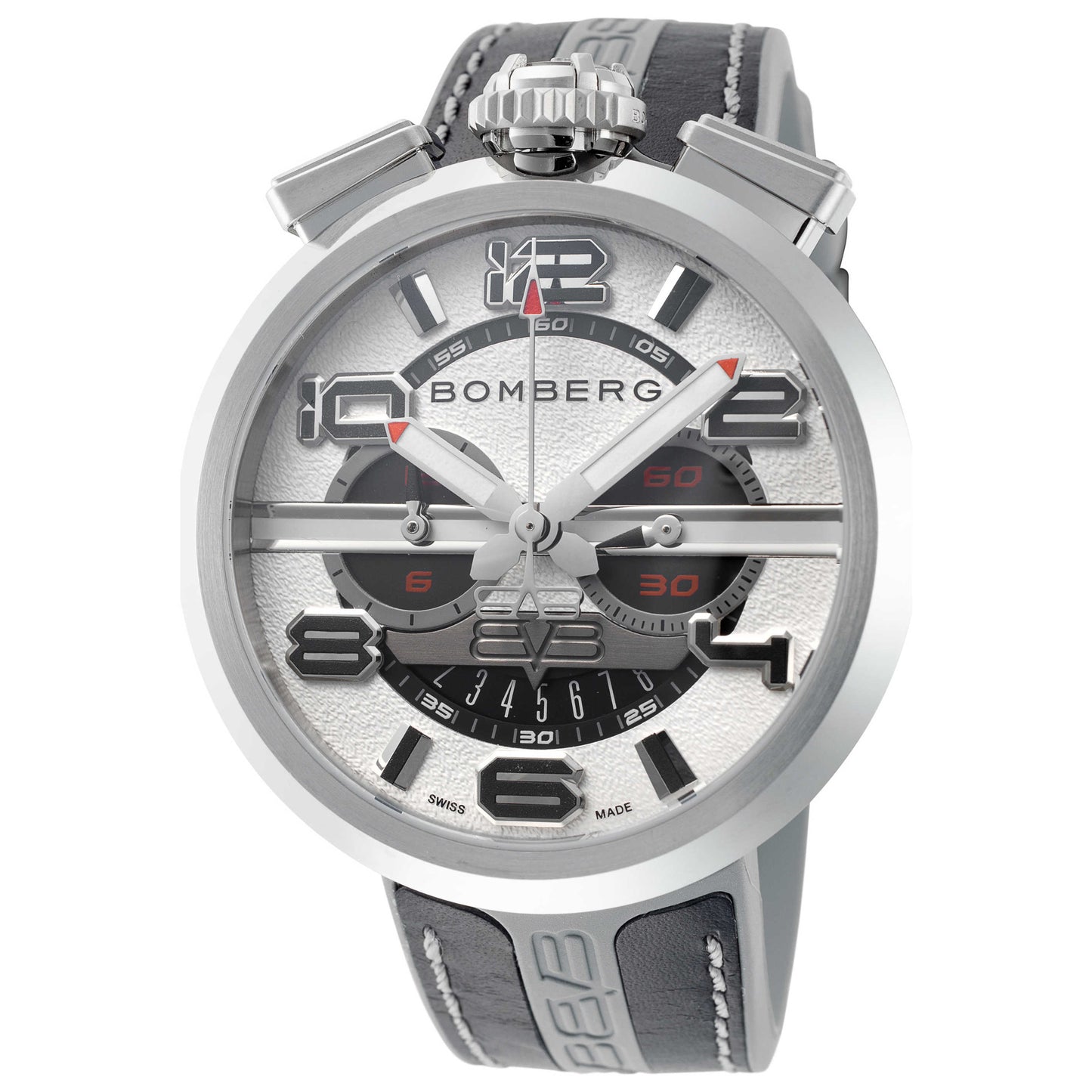 Front view of Bomberg 1968 Women's Quartz Watch RS45CHSS-75-3