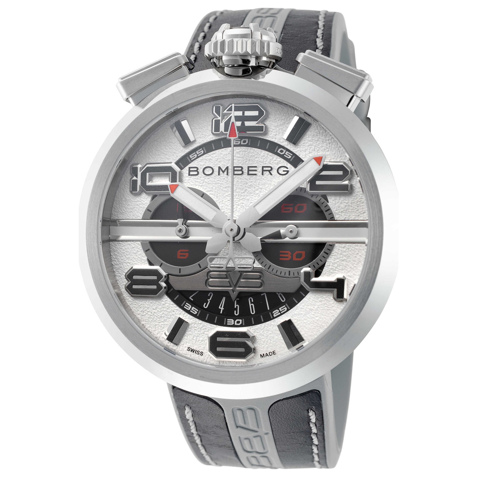 Front view of Bomberg 1968 Women's Quartz Watch RS45CHSS-75-3