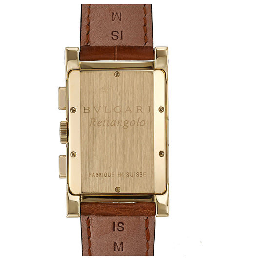 Bulgari Rettangolo Men's Swiss Quartz (Battery-Powered) Watch RTC49C6LGLD - Image #2