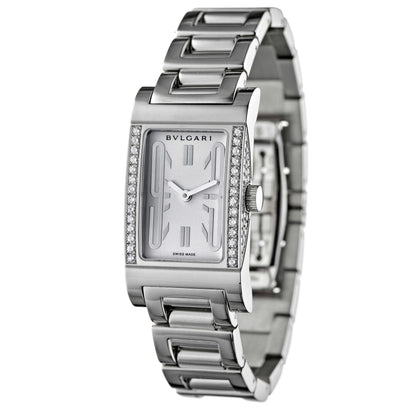 Front view of Bulgari Rettangolo Women's Quartz Watch RTW39GD2G