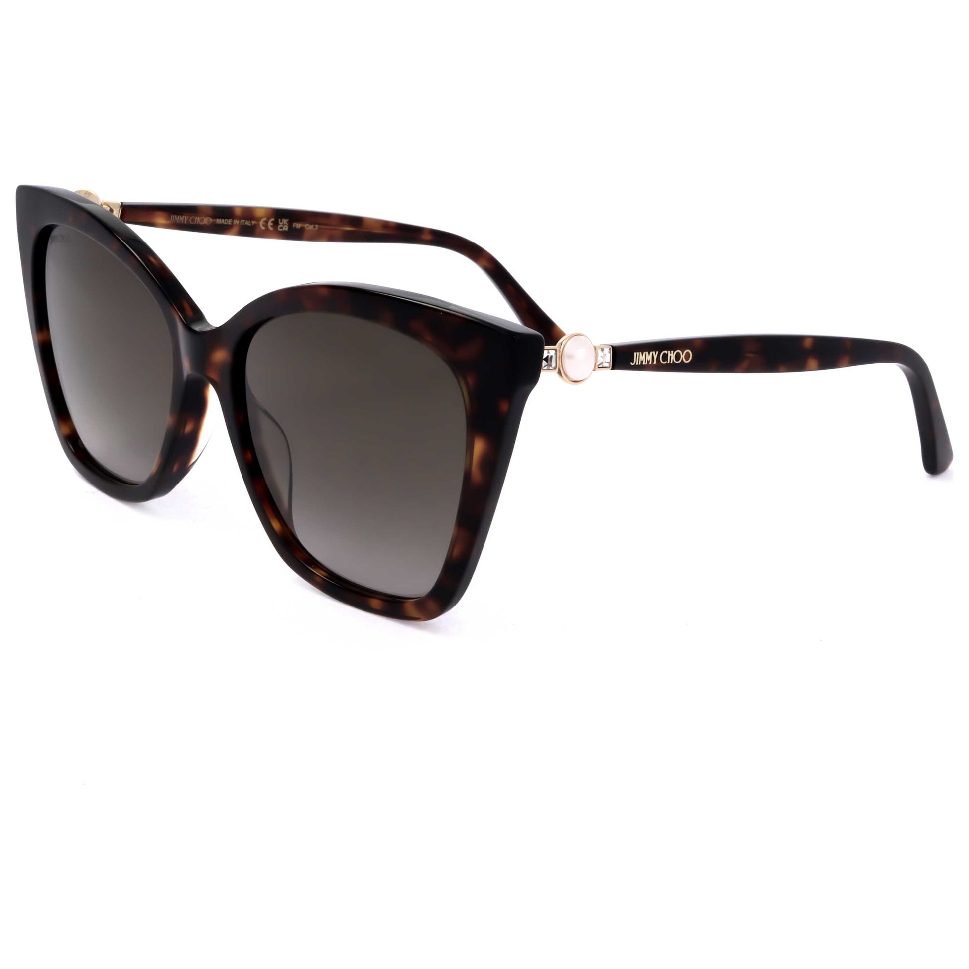 Front view of Jimmy Choo Women's Sunglasses RUA-G-S-086-56