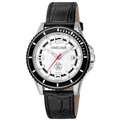 Front view of Roberto Cavalli by Franck Muller Men's Quartz Watch RV1G217L0011
