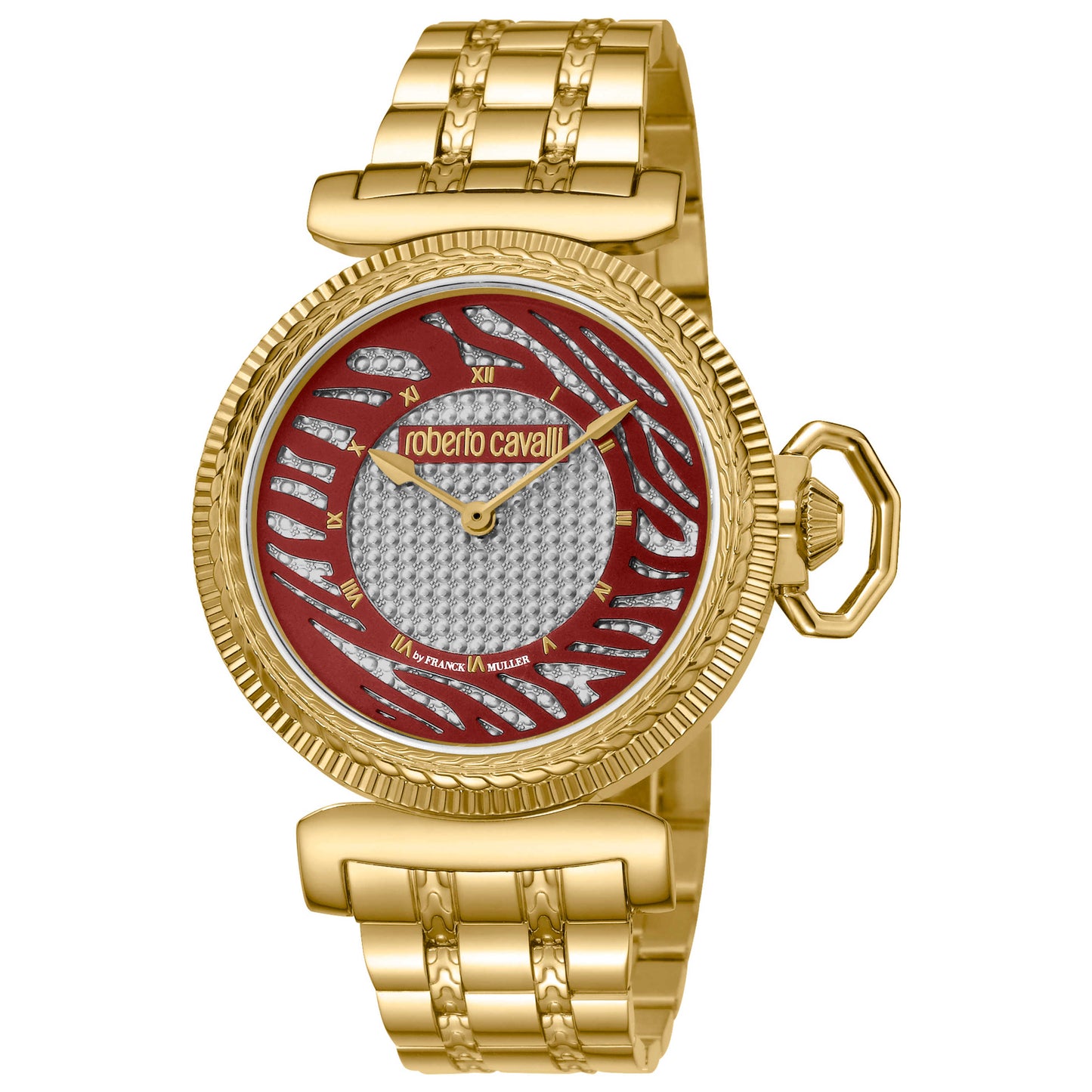 Front view of Roberto Cavalli Classic Women's Quartz Watch RV1L056M0066