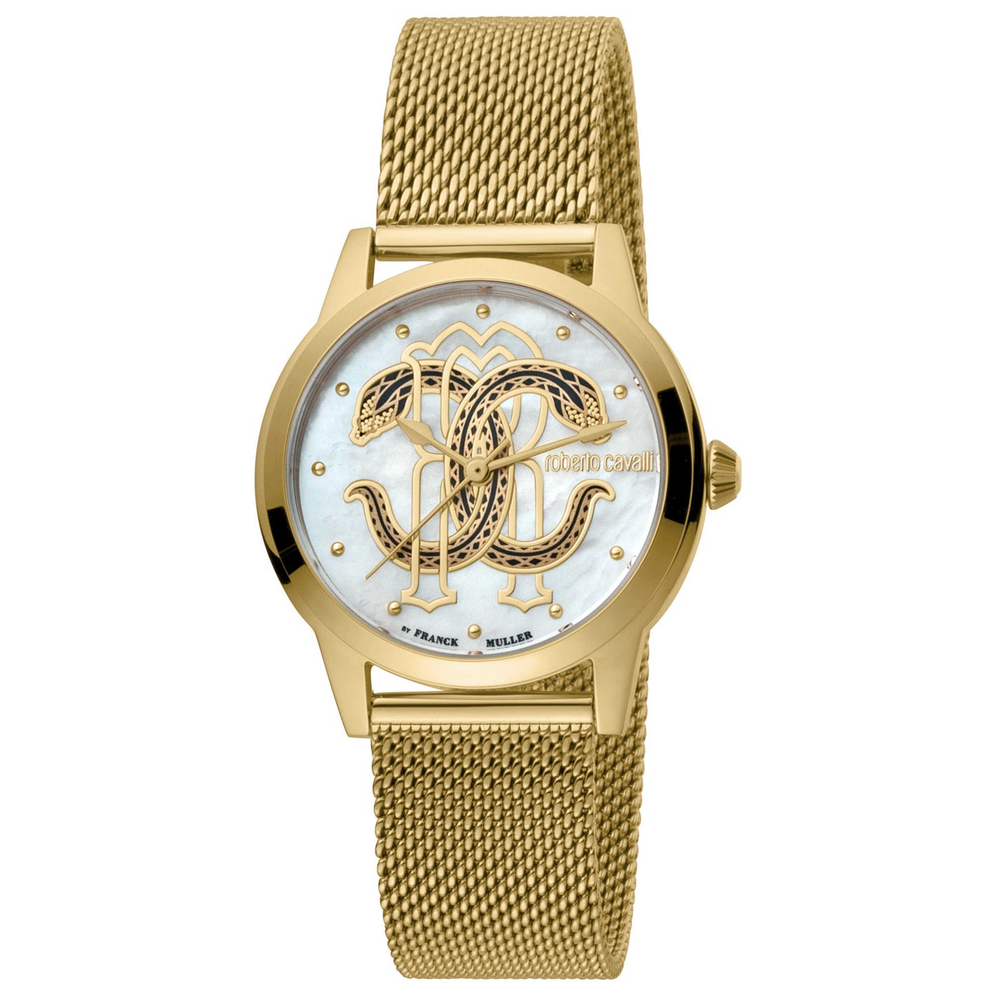 Front view of Roberto Cavalli by Franck Muller Women's Quartz Watch RV1L117M0081