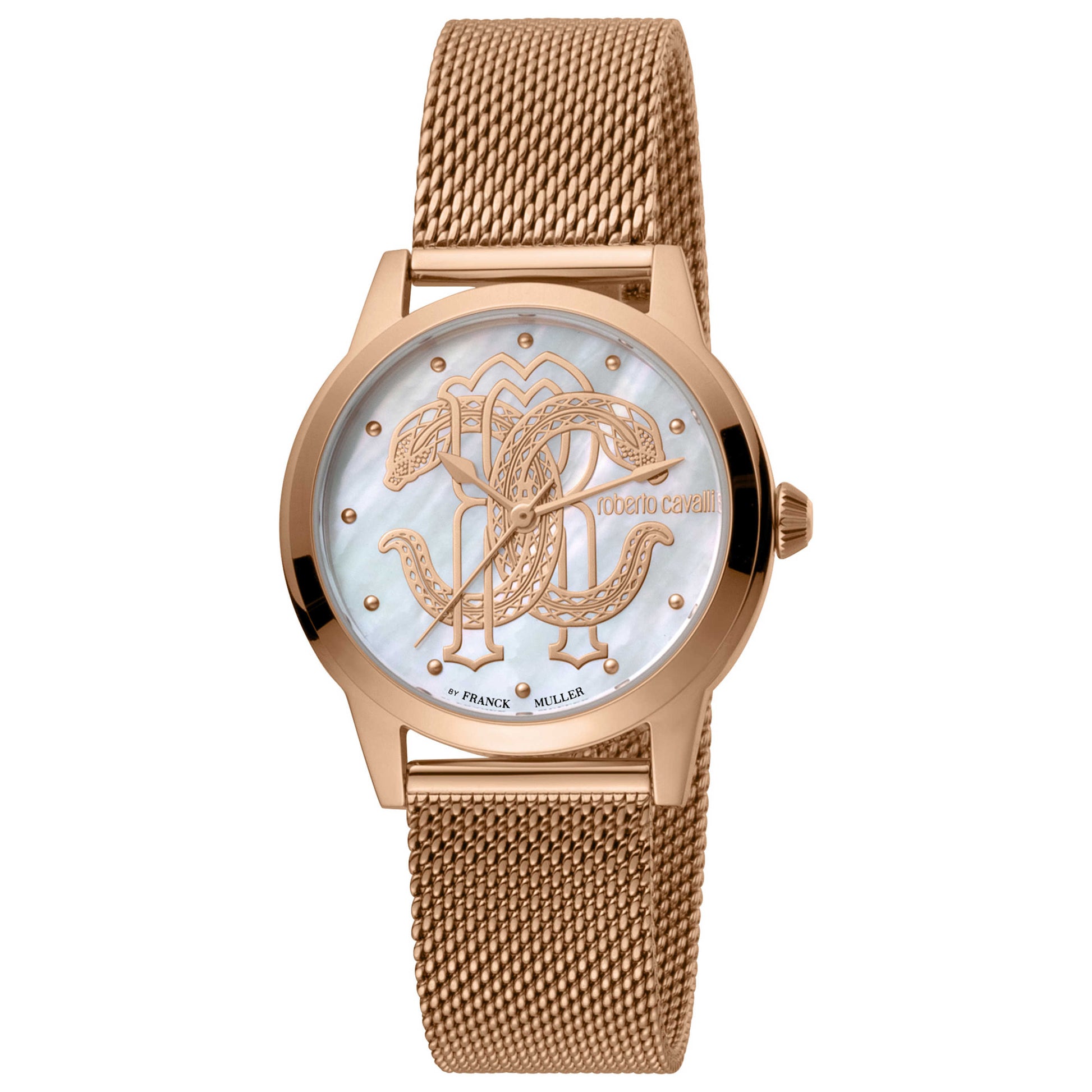 Front view of Roberto Cavalli by Franck Muller Women's Quartz Watch RV1L117M0101