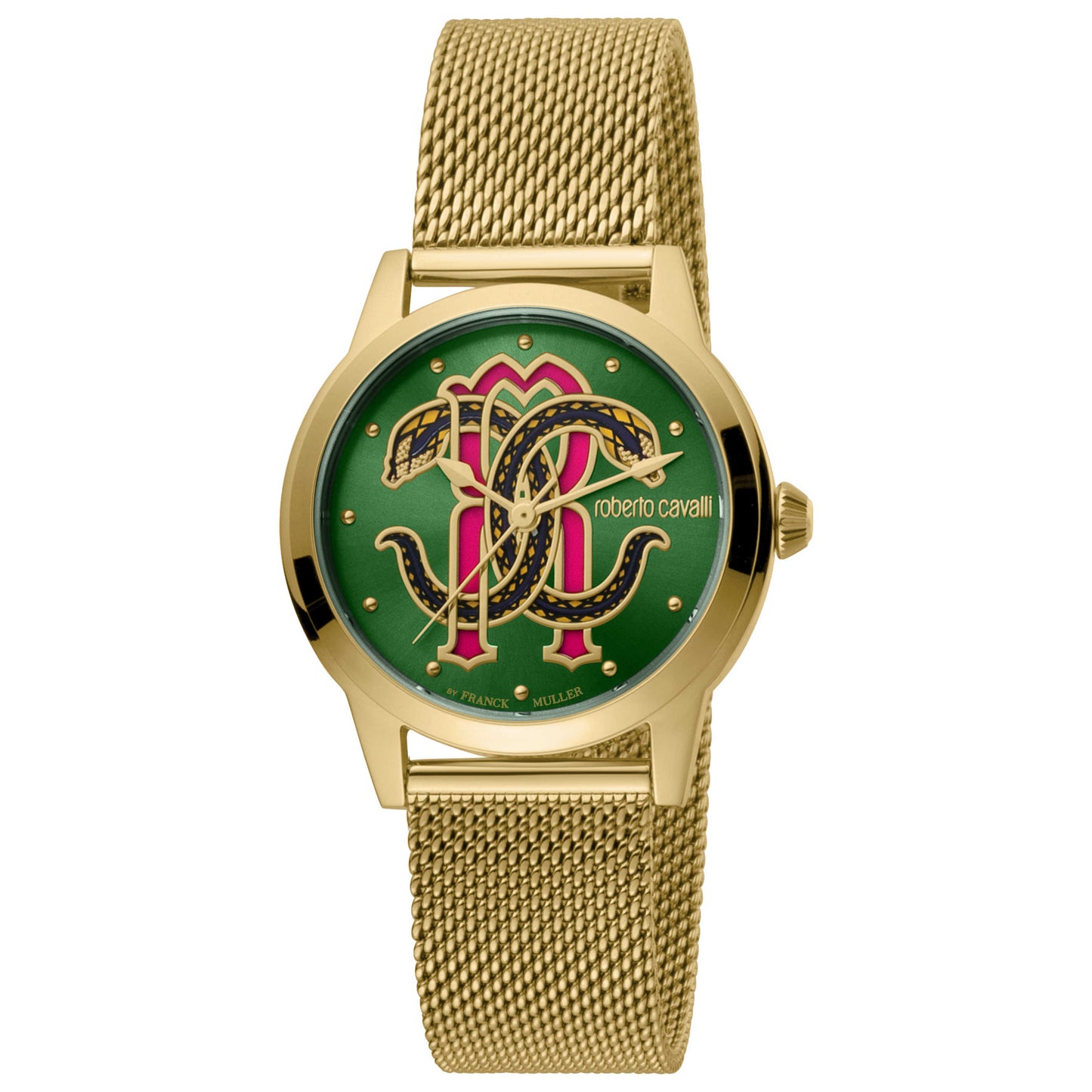 Front view of Roberto Cavalli RC-115 Women's Quartz Watch RV1L117M0256