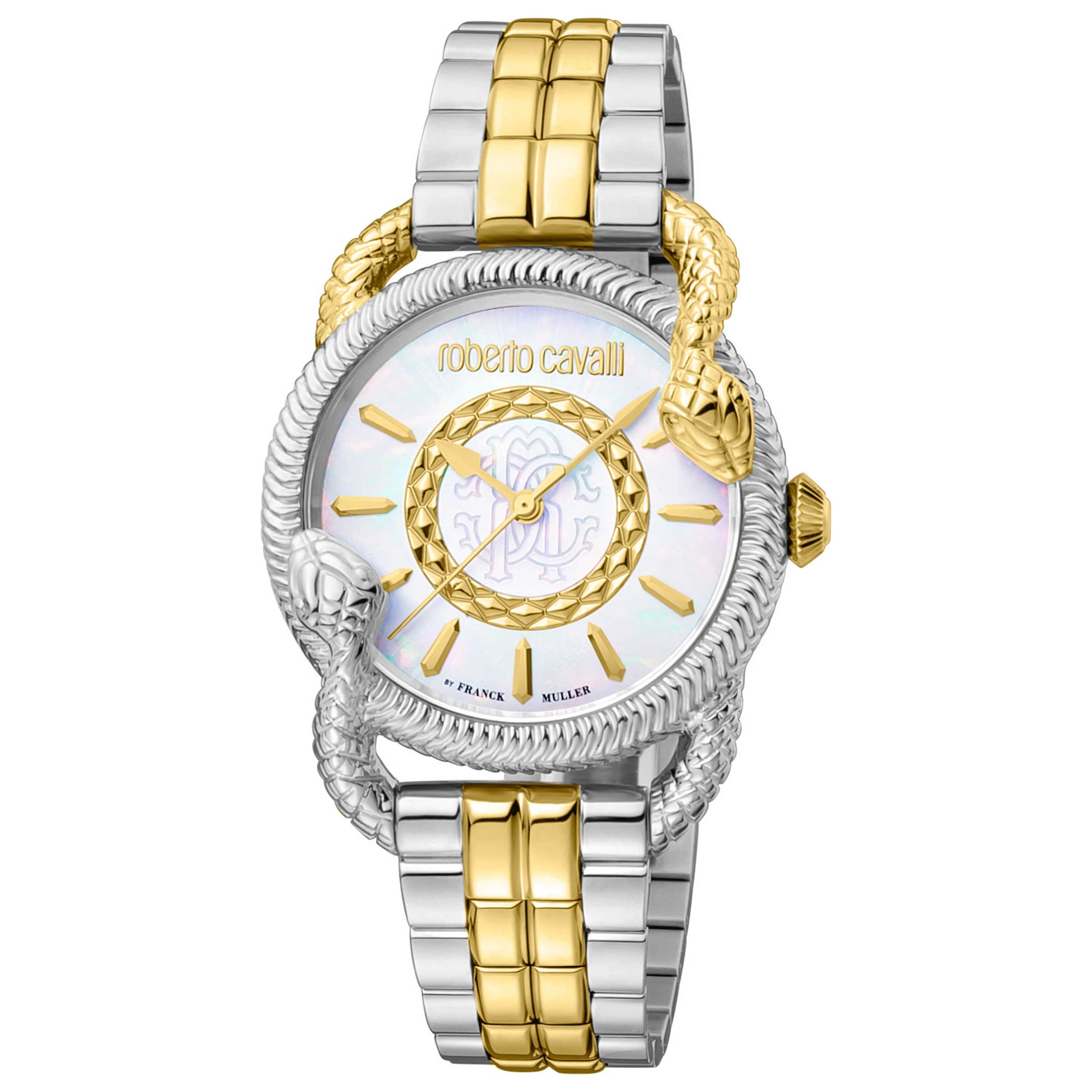 Front view of Roberto Cavalli by Franck Muller Women's Quartz Watch RV1L126M1051