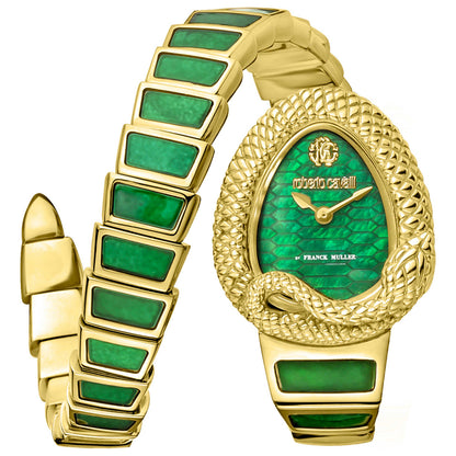 Front view of Roberto Cavalli by Franck Muller Women's Quartz Watch RV1L141M0031
