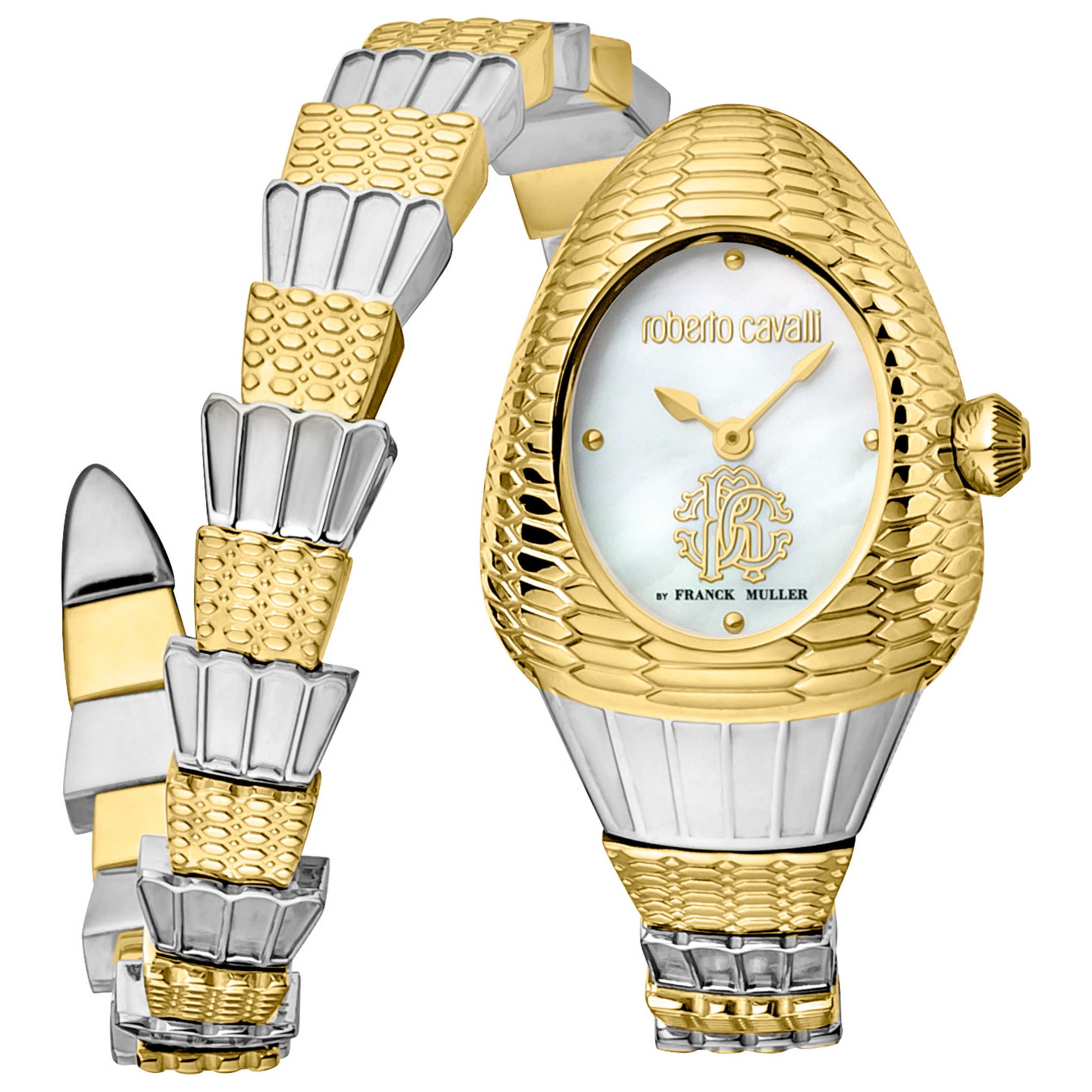 Front view of Roberto Cavalli by Franck Muller Women's Quartz Watch RV1L149M0051