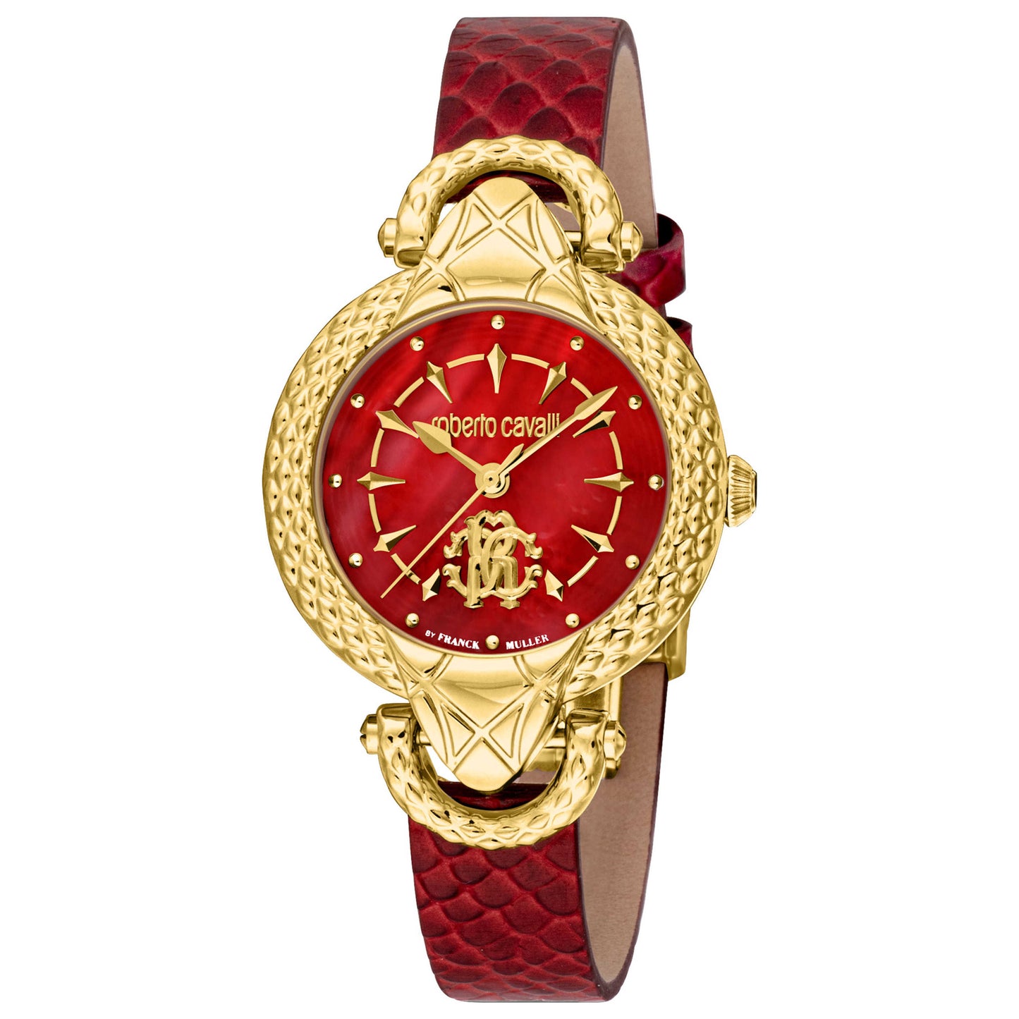 Front view of Roberto Cavalli by Franck Muller Women's Quartz Watch RV1L165L0021