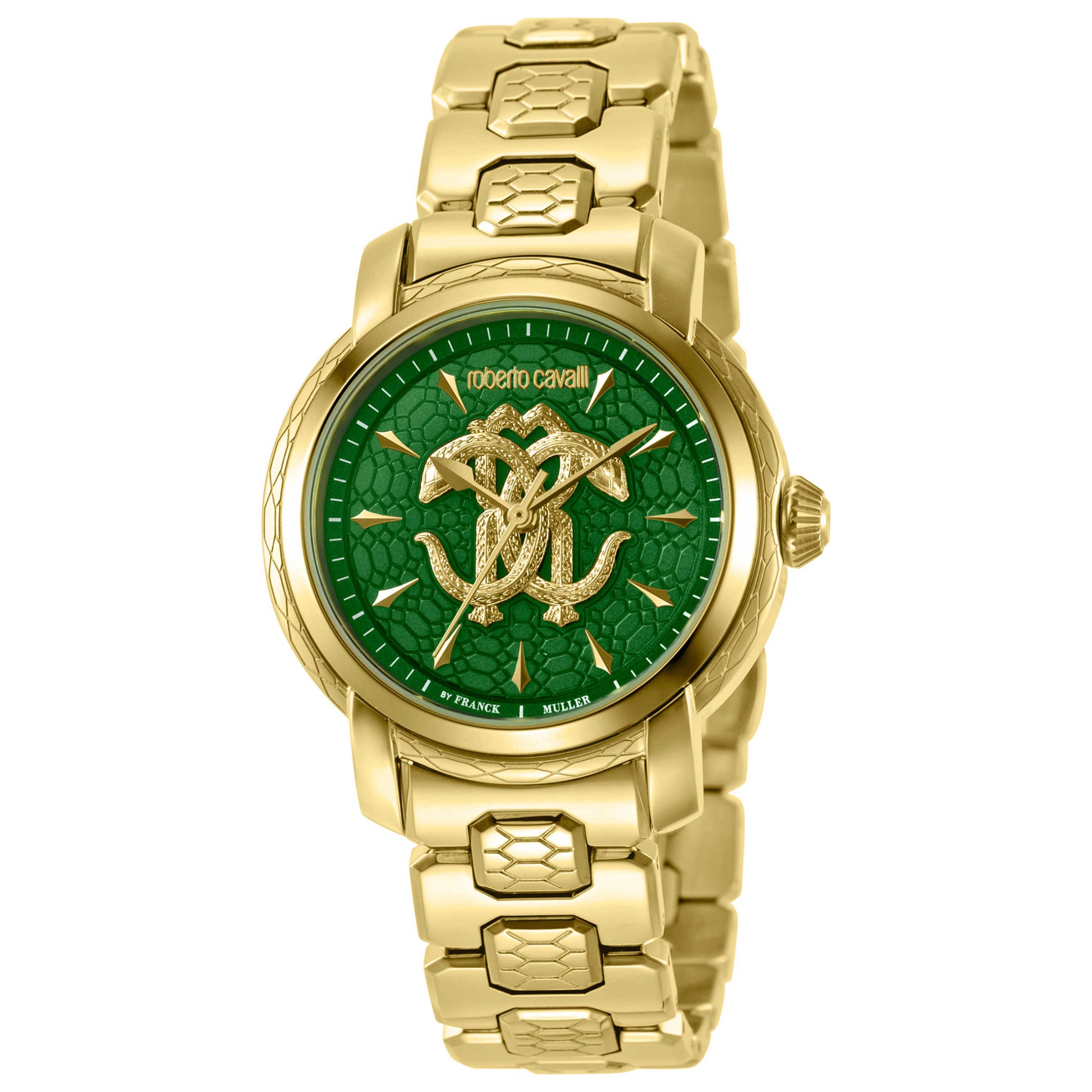 Front view of Roberto Cavalli by Franck Muller Women's Quartz Watch RV1L167M0061