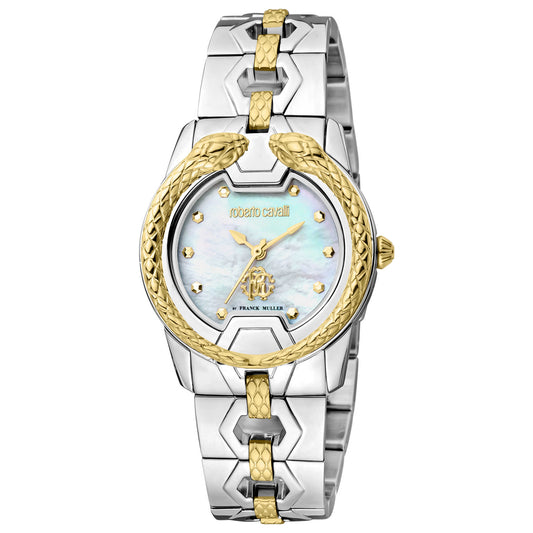 Front view of Roberto Cavalli by Franck Muller Women's Quartz Watch RV1L168M0051