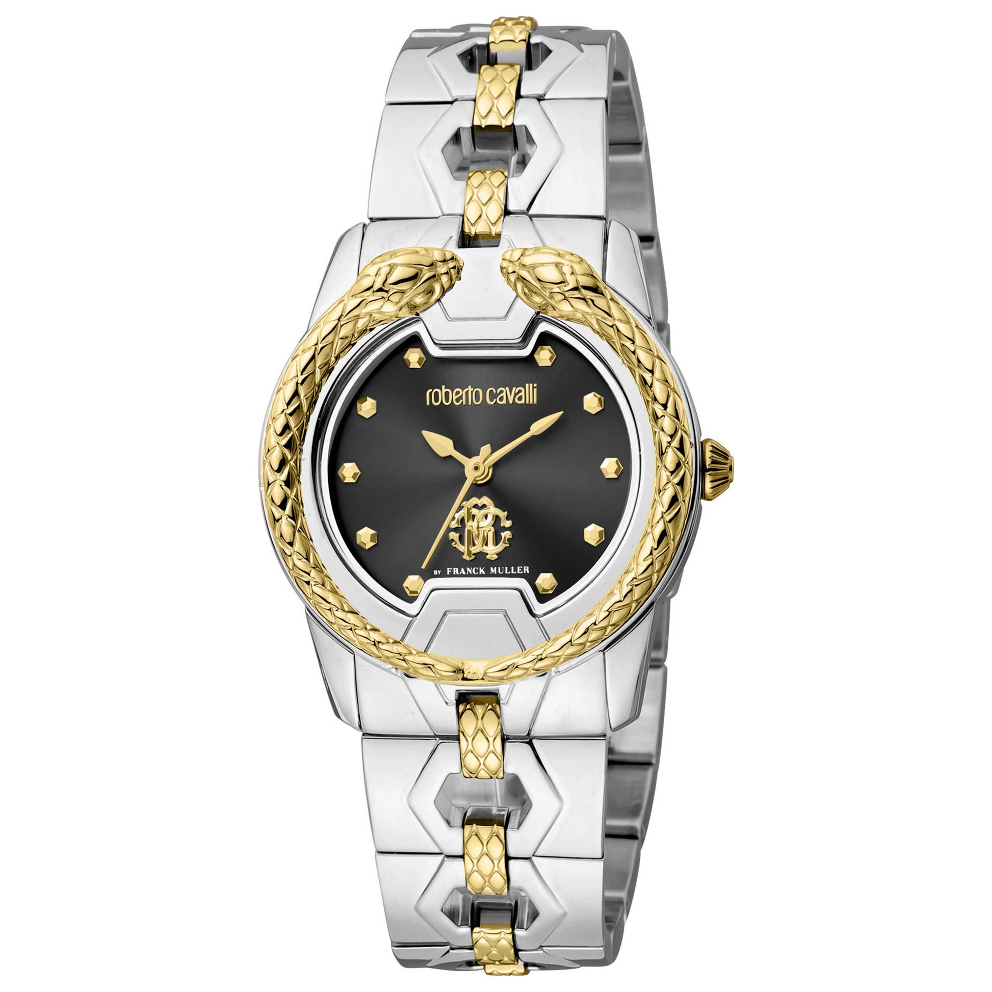 Front view of Roberto Cavalli by Franck Muller Women's Quartz Watch RV1L168M0061