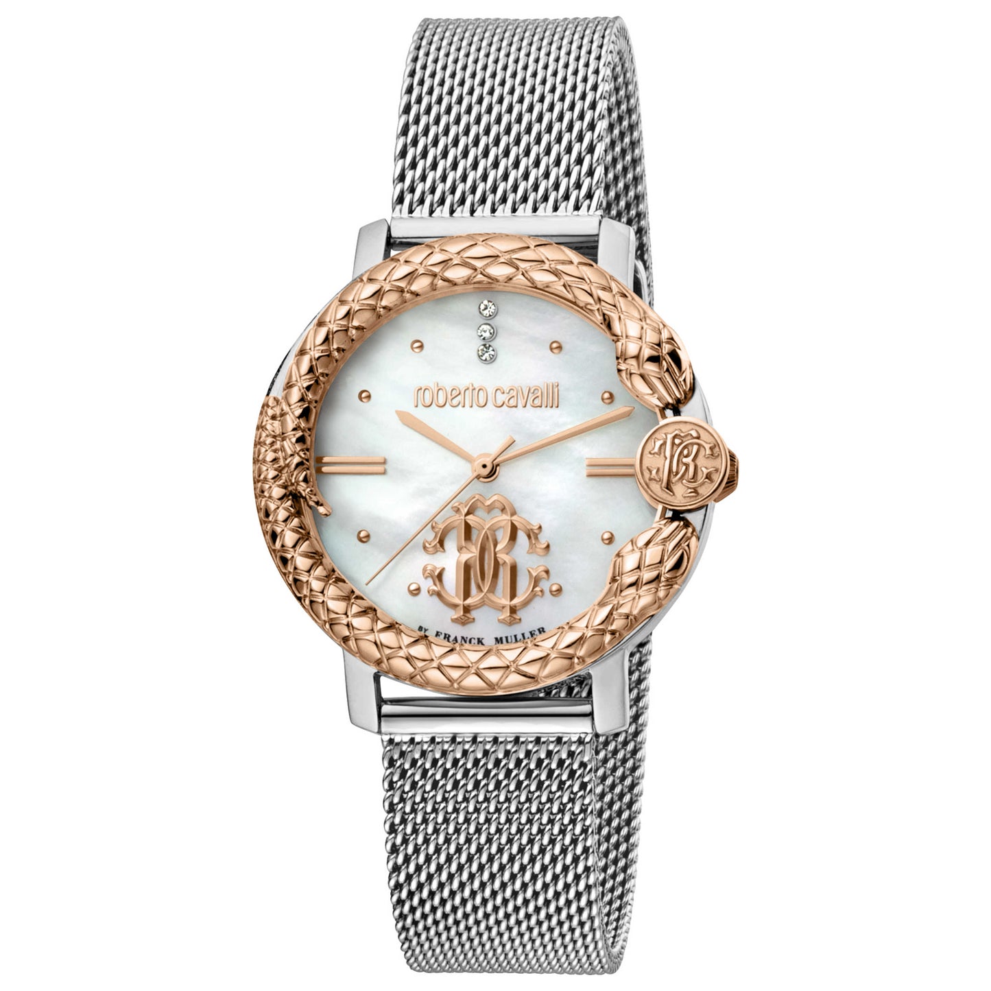 Front view of Roberto Cavalli RC-17 Women's Quartz Watch RV2L057M0116
