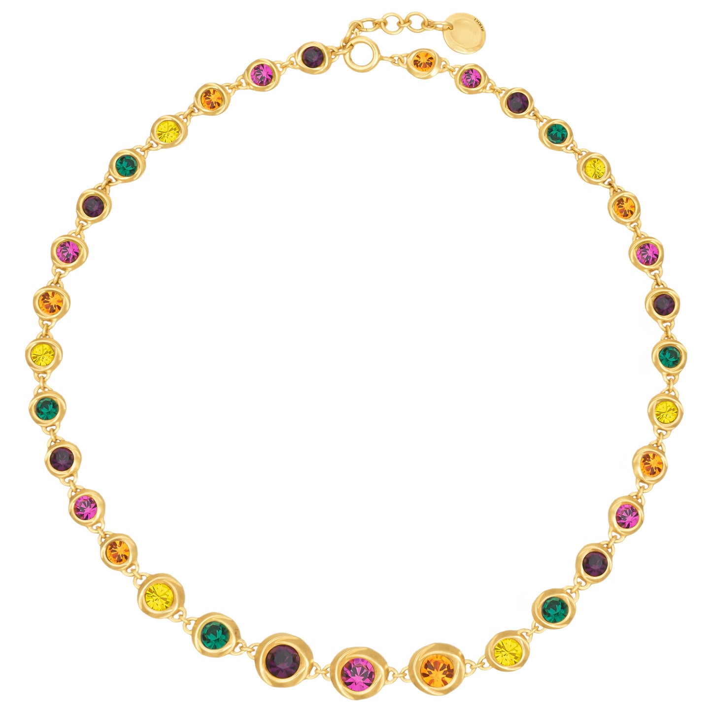 Front view of Sonia Rykiel Colorful Pierre Women's Necklace RYJ4122