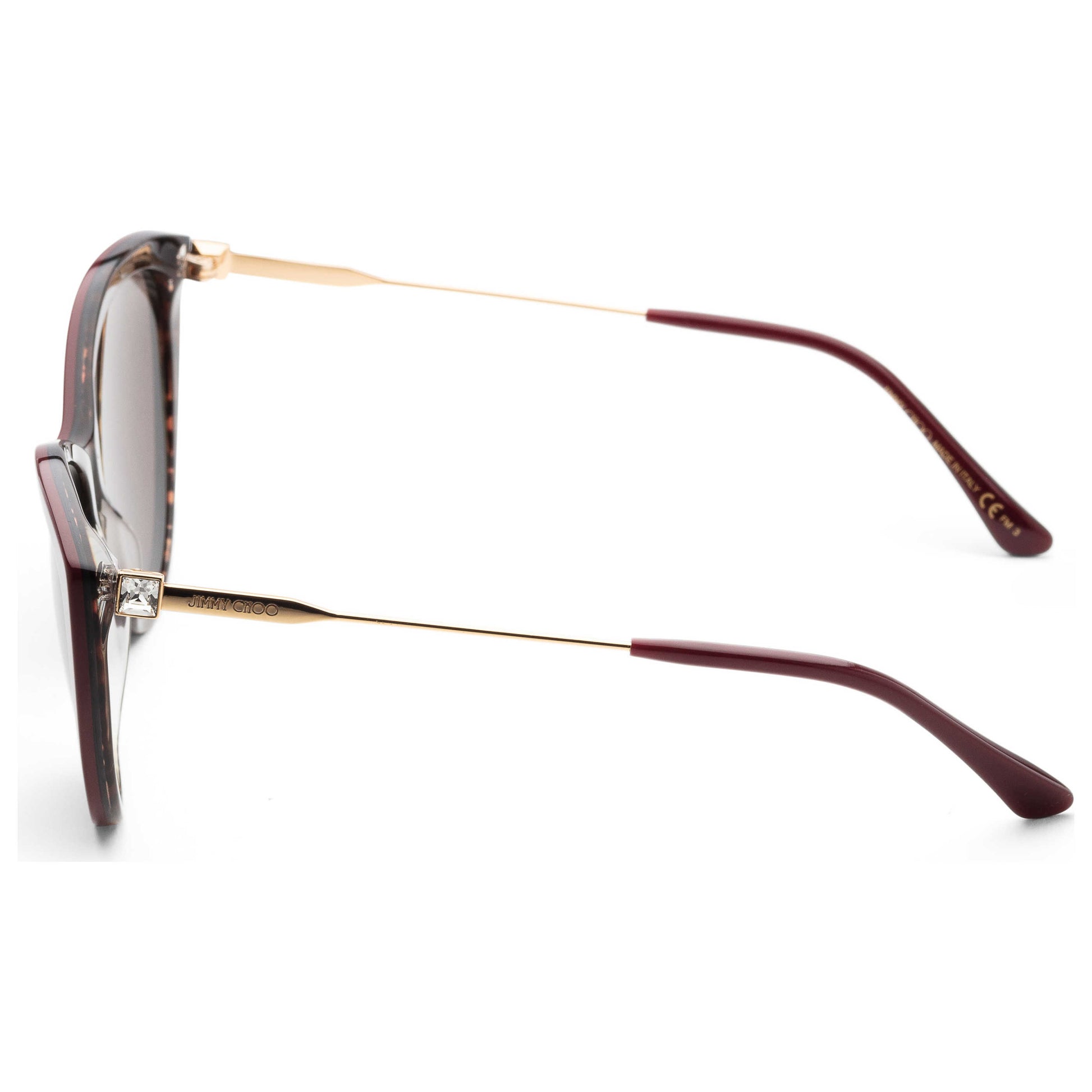Left view of Jimmy Choo Rym Women's Sunglasses RYMS-01GR-70