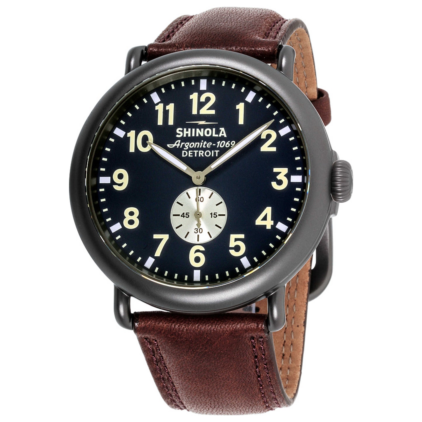 Front view of Shinola The Runwell Men's Quartz Watch S0120065287