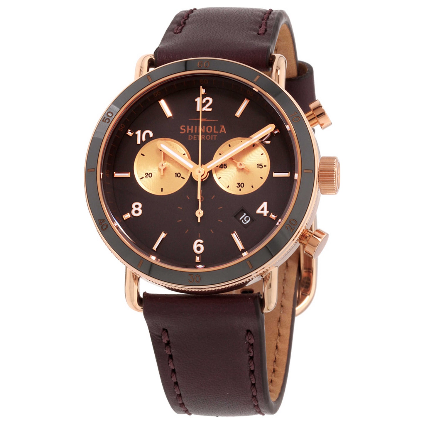 Front view of Shinola The Canfield Women's Quartz Watch S0120089886