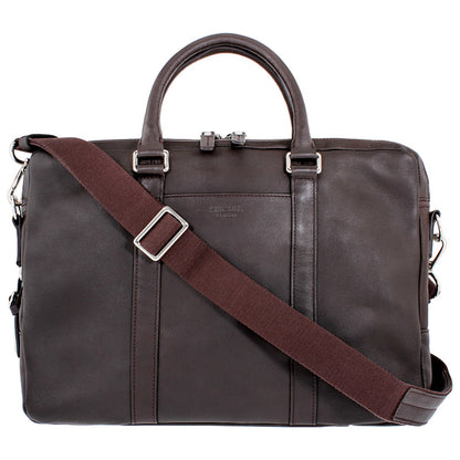 Front view of Shinola Classic Men's Handbags S0320033440 deepbrown