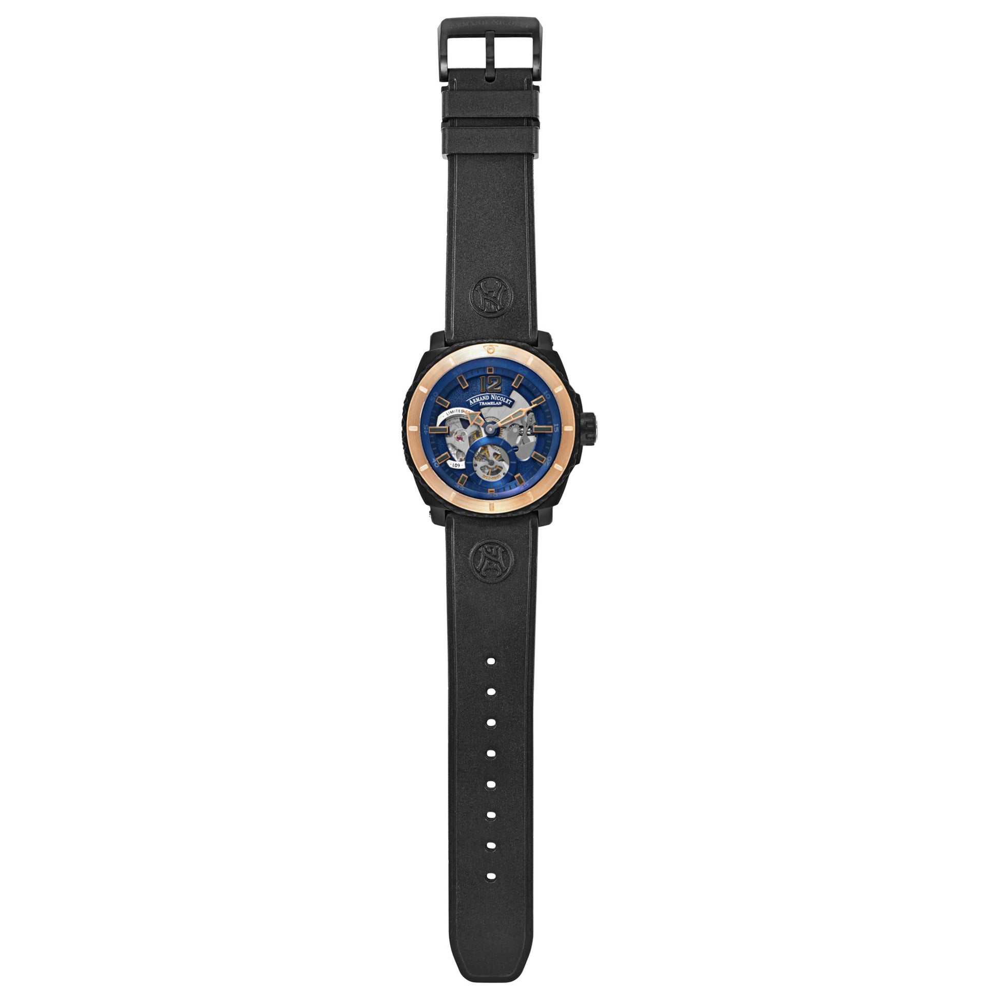 Armand Nicolet L09 Men's Manual-Wind Watch S619AQN-BU-G9610 - Image #8