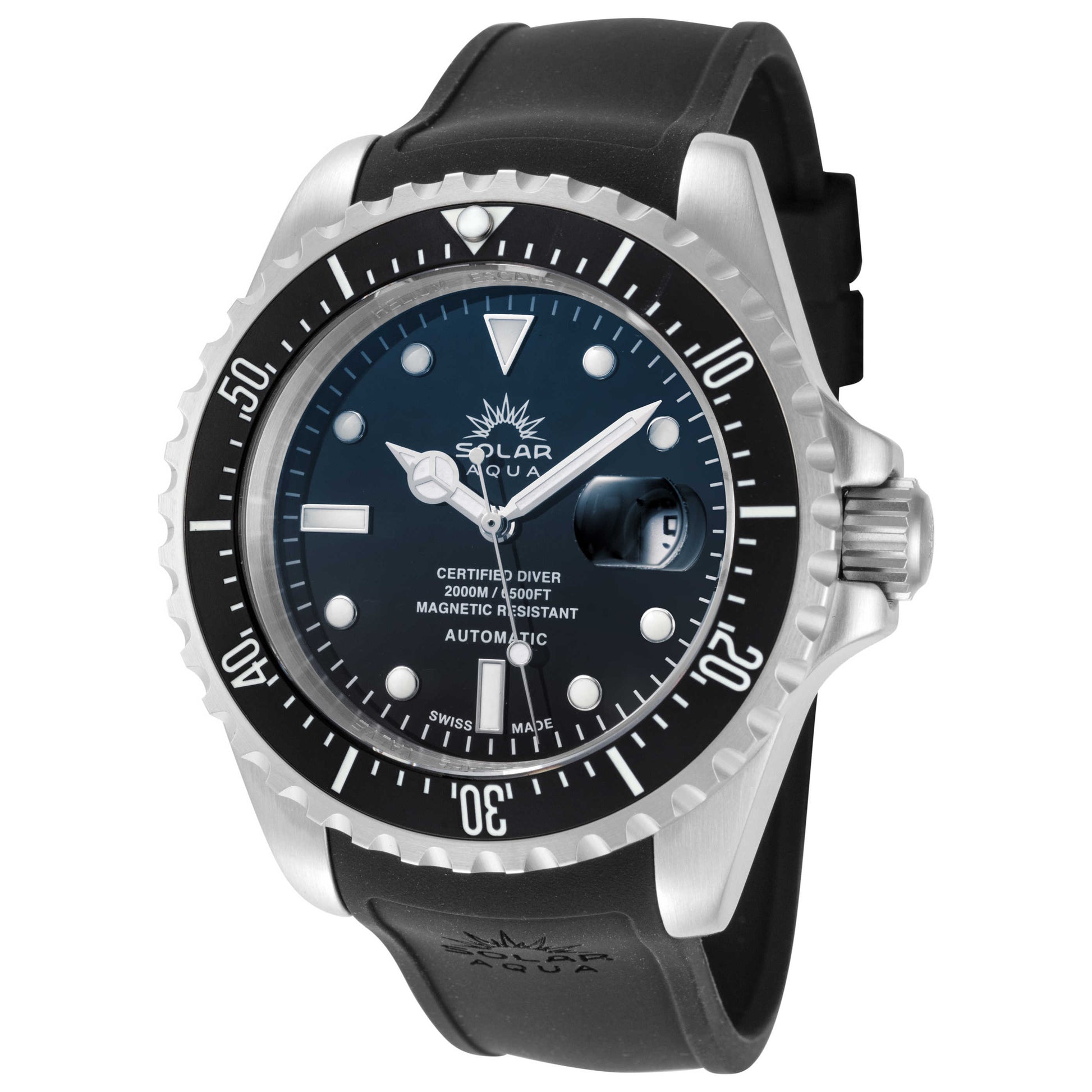 Front view of Solar Aqua 2000M Men's Automatic Watch SA0020.0003