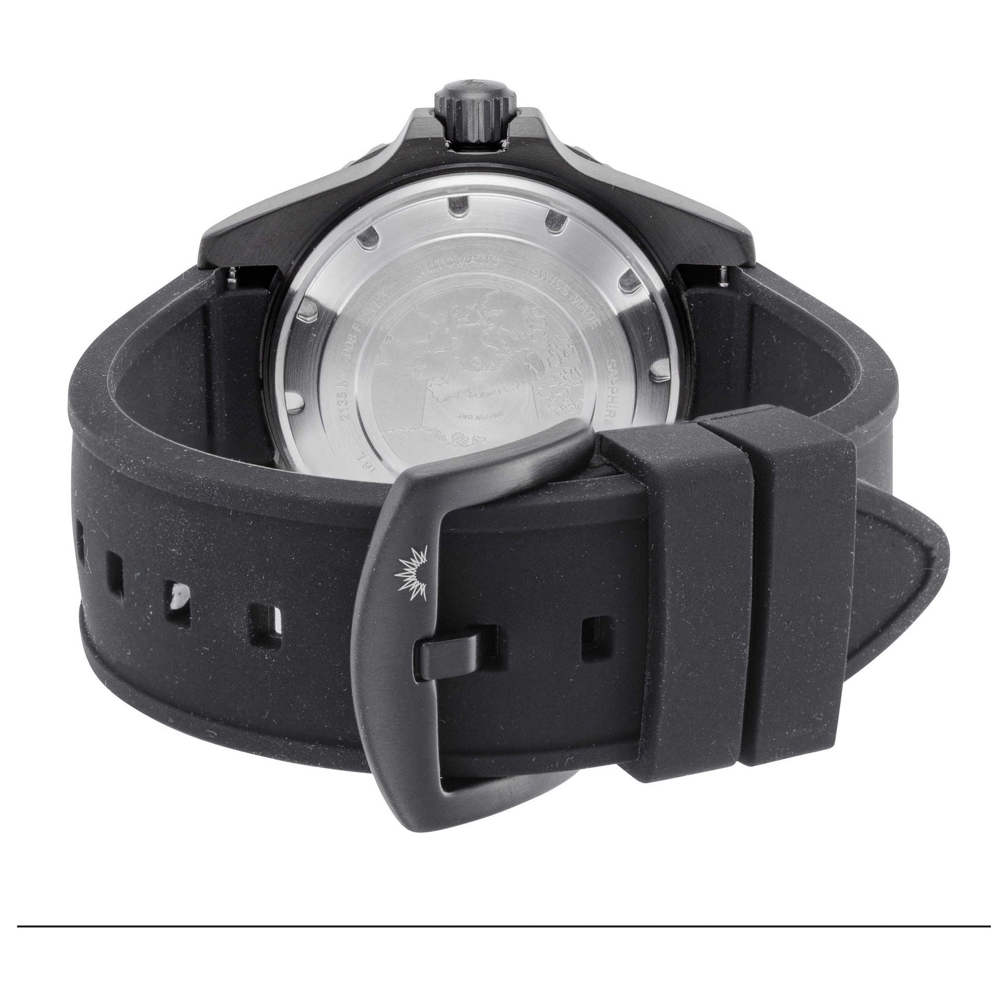 Back view of Solar Aqua Deep Bay Men's Automatic Watch SA0020.0012-1