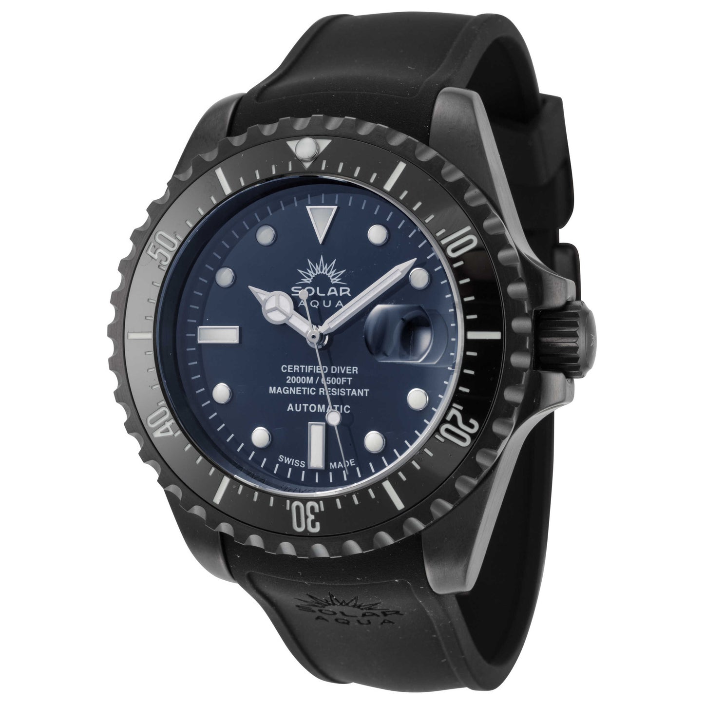 Front view of Solar Aqua 2000M Men's Automatic Watch SA0020.0012