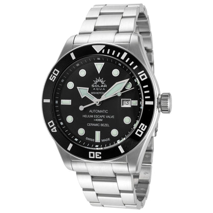 Front view of Solar Aqua Mishiepeshu Men's Automatic Watch SA0021.0001
