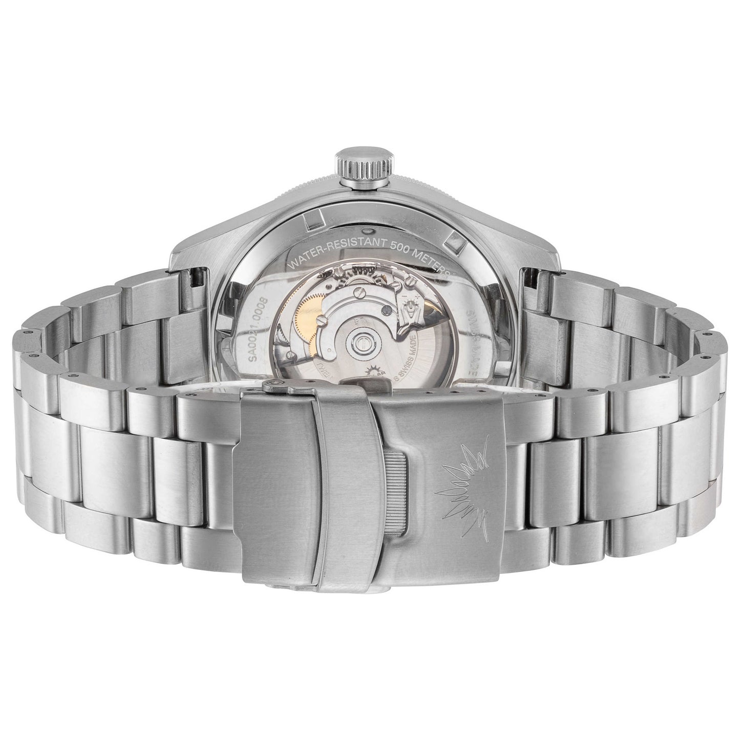 Back view of Solar Aqua Mishiepeshu Men's Automatic Watch SA0021.0003