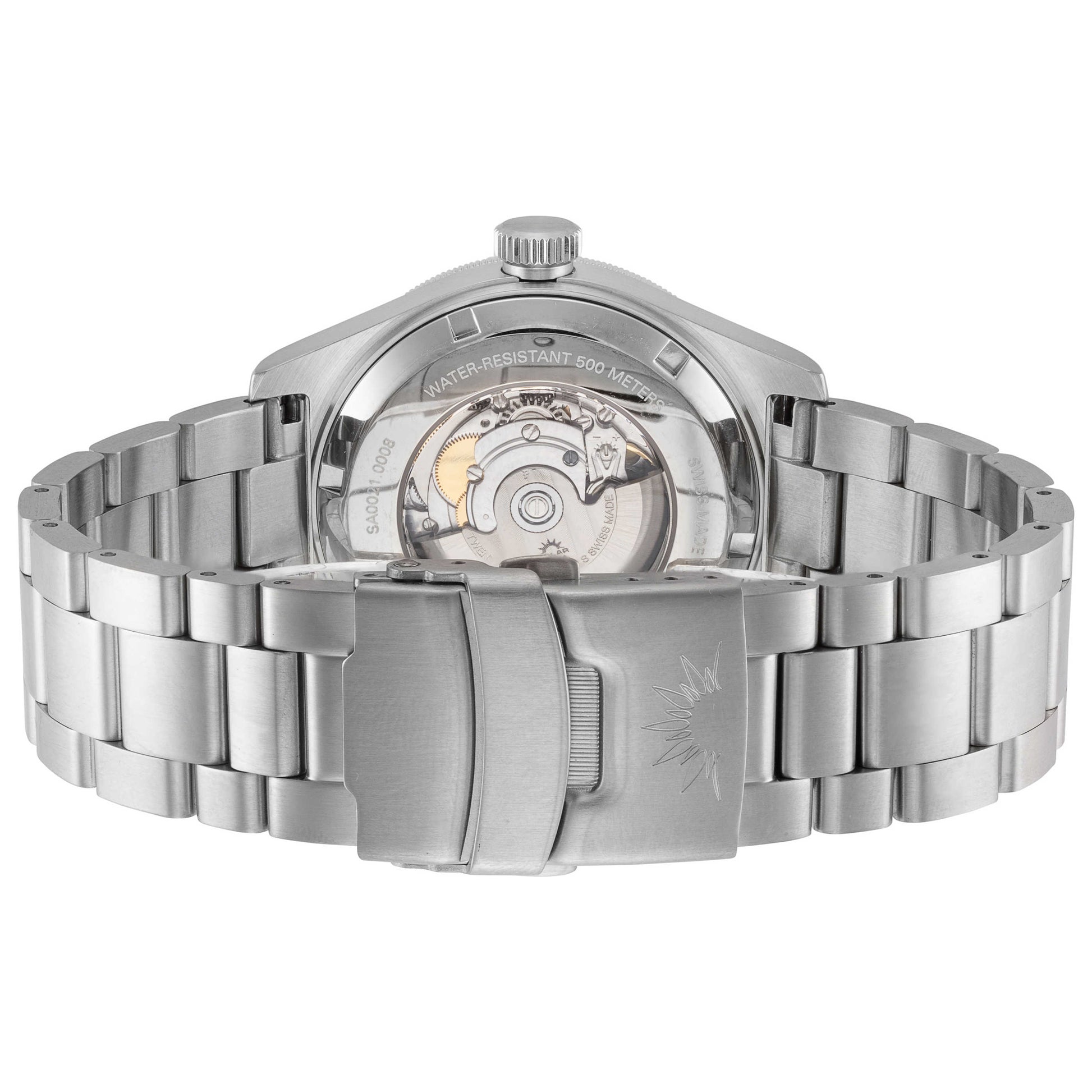 Back view of Solar Aqua Mishiepeshu Men's Automatic Watch SA0021.0003