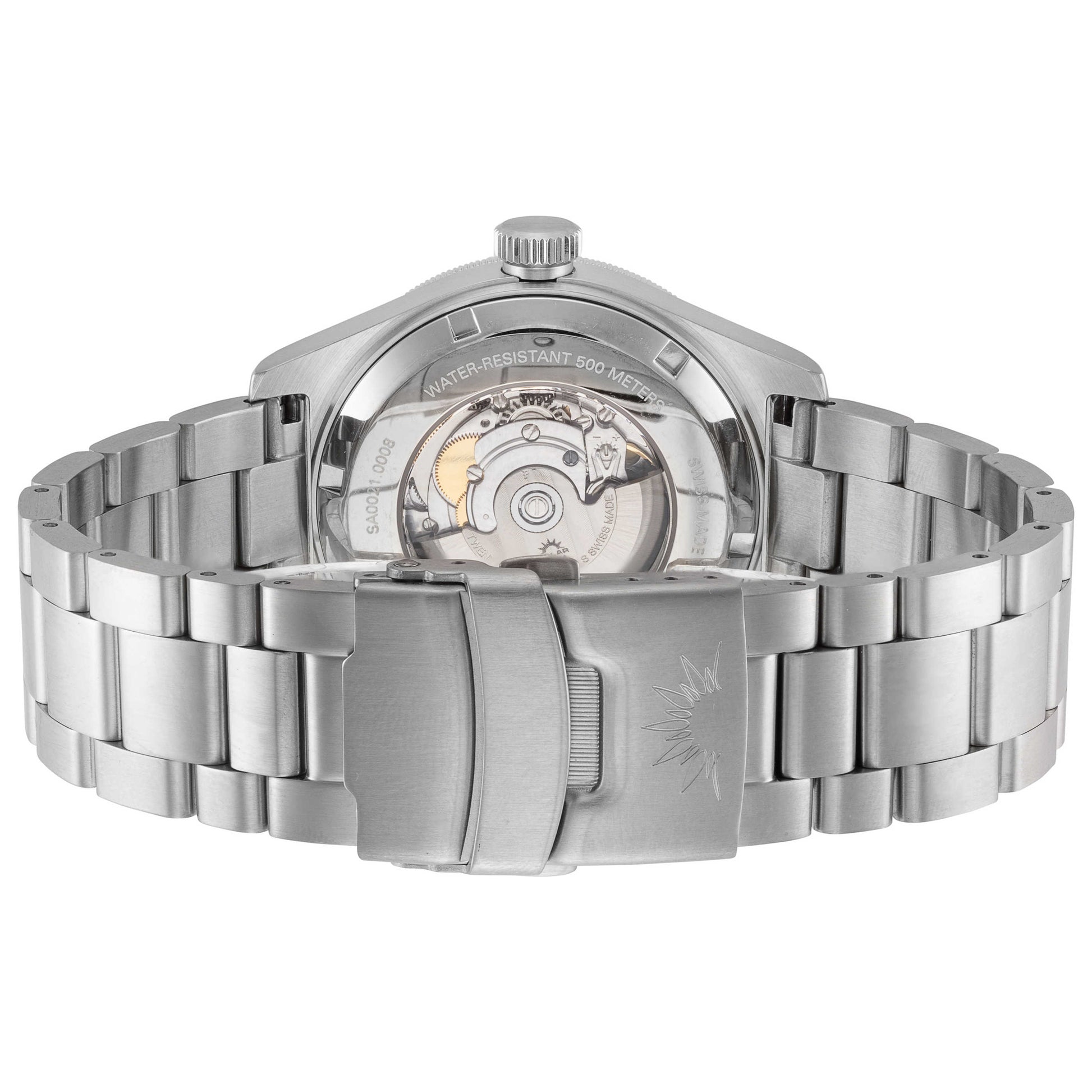 Back view of Solar Aqua Mishiepeshu Men's Automatic Watch SA0021.0011