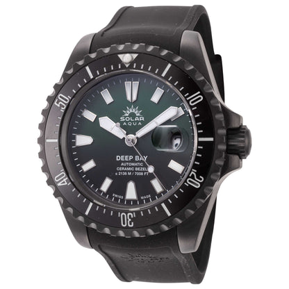 Front view of Solar Aqua Deep Bay Men's Automatic Watch SA0030.0013-1