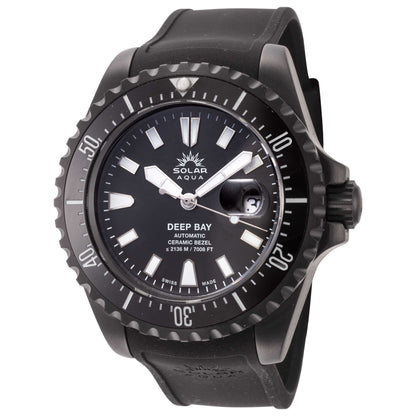 Front view of Solar Aqua Deep Bay Men's Automatic Watch SA0030.0021-1