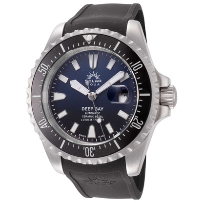 Front view of Solar Aqua Deep Bay Men's Automatic Watch SA0030.0022-1