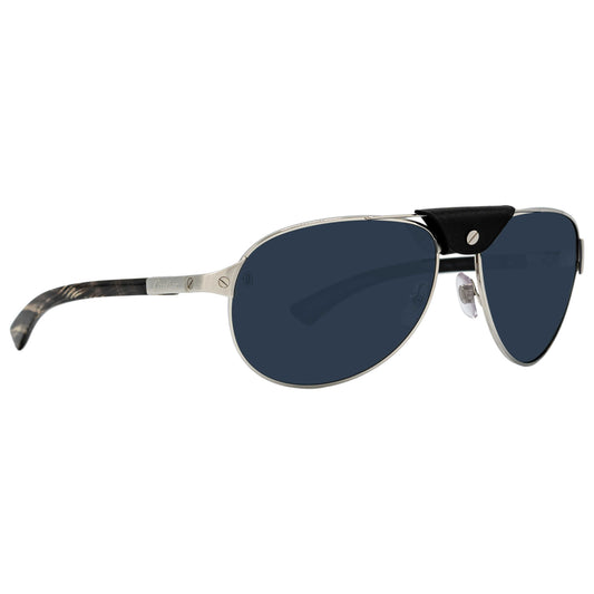 Front view of Cartier Fashion Men's Sunglasses SANTOS-DUMONT-ESW00007-61