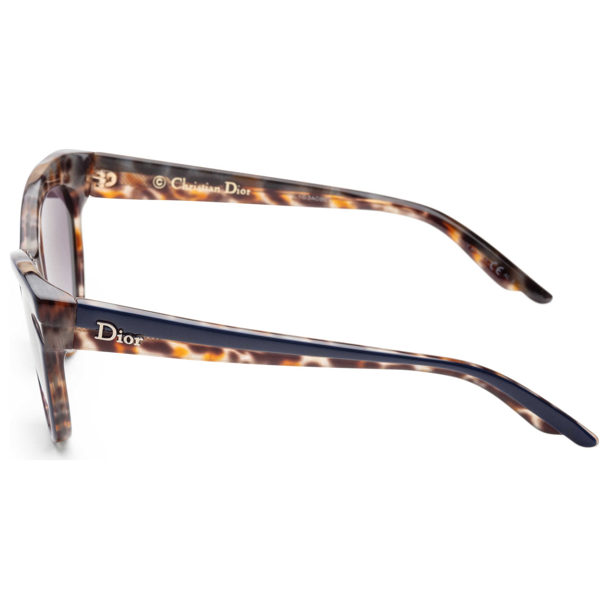 Left view of Christian Dior Sauvage Women's Sunglasses SAUVA1S-MB6-HD