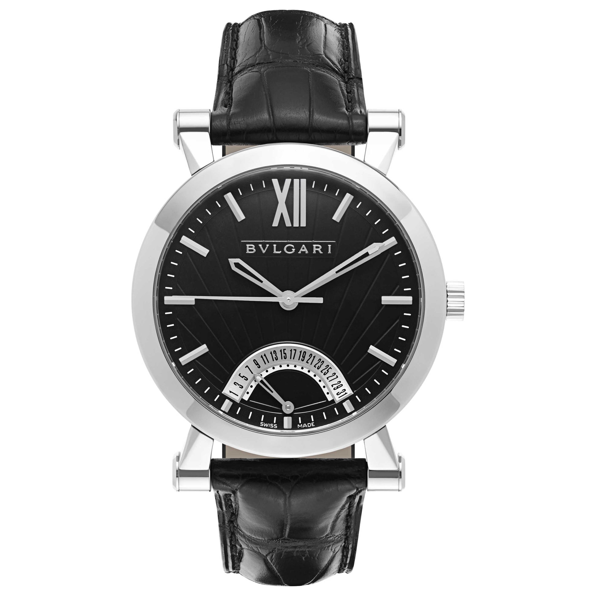 Front view of Bulgari Sotirio Bulgari Men's Automatic Watch SB42BSLDR