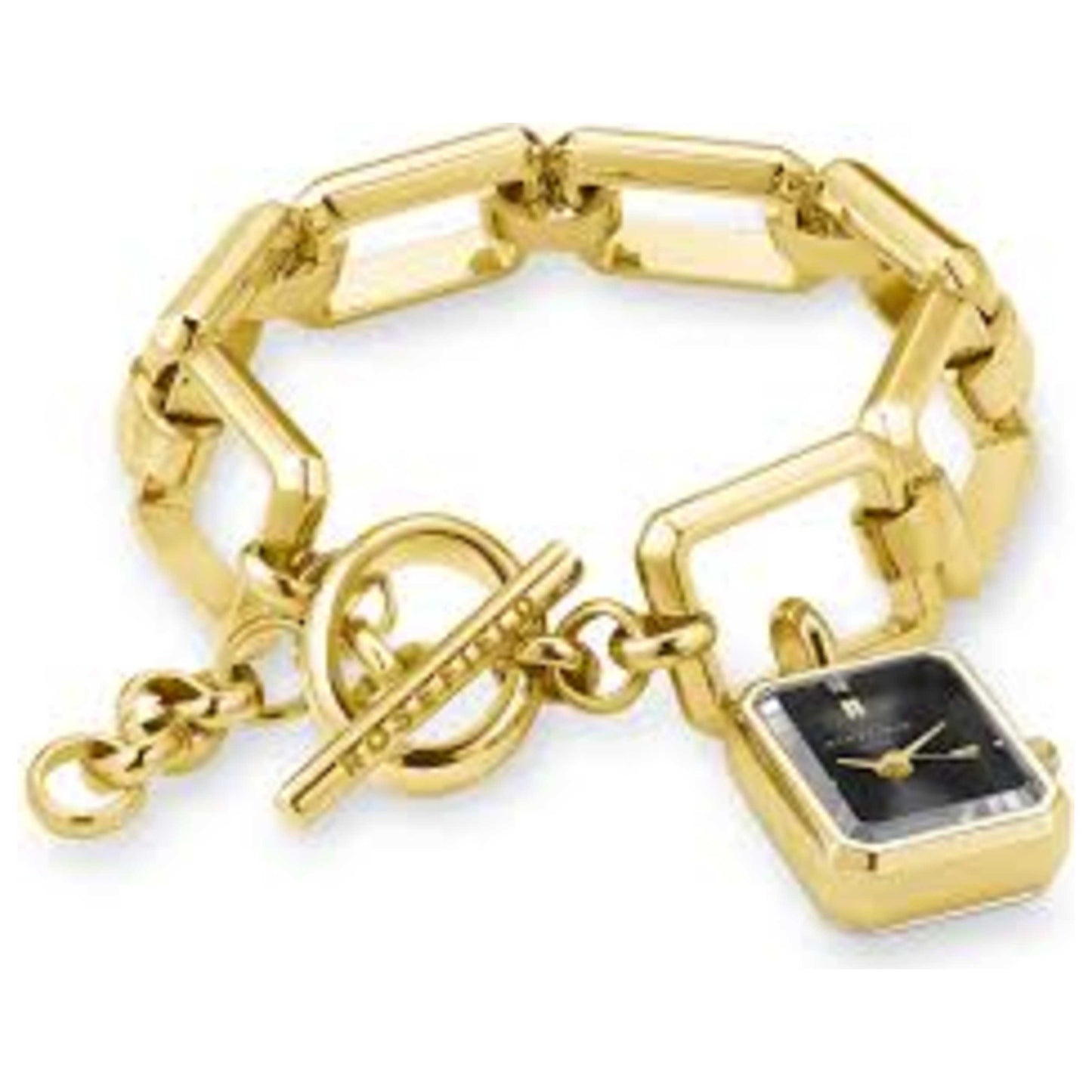 Front view of Rosefield Octagon Women's Quartz Chain SBGSG-O66