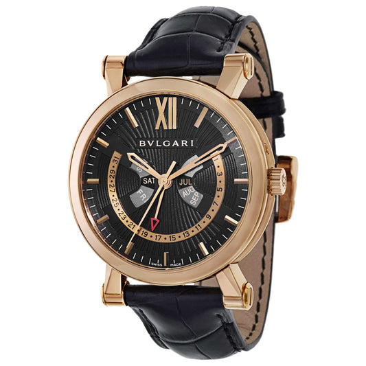 Front view of Bulgari Sotirio Bulgari Men's Automatic Watch SBP42BGLAC