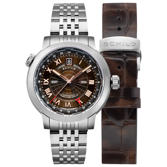 Front view of Schild Heinrich Men's Automatic Watch SC-1004-33
