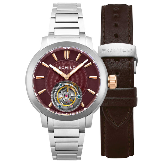 Front view of Schild Friedrich Men's Manual-Wind Watch SC-1010-44